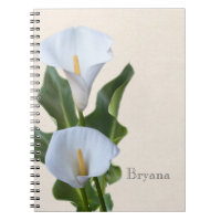 Calla Lily Blume Floral Elegantes Notebook Journal