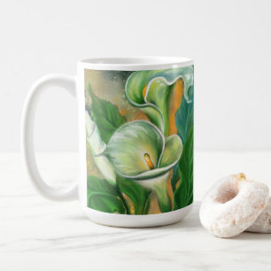 Calla Lily Blume Kaffee Tasse - Malerei