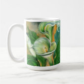 Calla Lily Blume Kaffee Tasse - Malerei (Links)