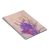 Calla Lily Blume Kunst, Dichtung und Musik Notizblock (Rechte Seite)