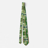 Calla Lily Blume Neck Tie - Malerei Krawatte (Rückseite)