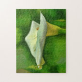 Calla Lily Blume Puzzle (Vertikal)