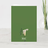 Calla Lily Botanischer Hochzeitssatz Programm (Rückseite)