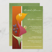 Calla Lily Bridal Dusche Einladungen (Vorne/Hinten)
