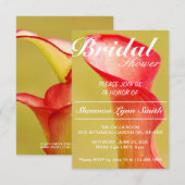 Calla Lily Bridal Einladung (Vorne/Hinten)