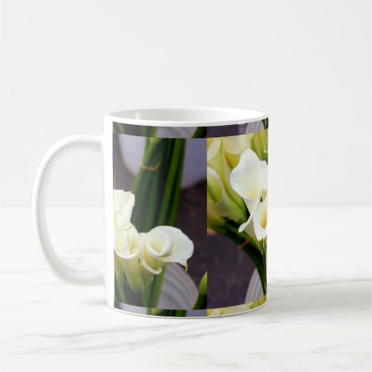 Calla lily bride kaffeetasse (Links)