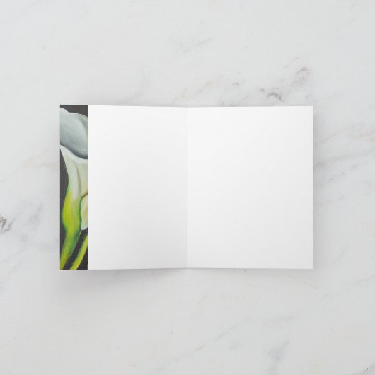 Calla Lily Card Dankeskarte (Innenseite)