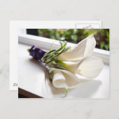 Calla Lily Card Postkarte (Vorne/Hinten)