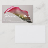 Calla Lily Card Visitenkarte (Vorne/Hinten)