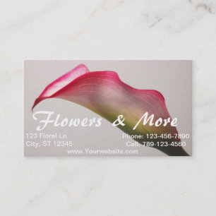 Calla Lily Card Visitenkarte