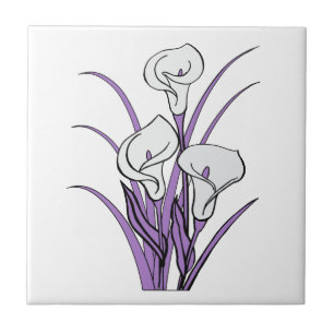 Calla Lily Design Fliese
