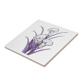 Calla Lily Design Fliese (Seite)