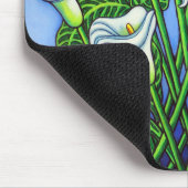 Calla Lily Dreaming Mouse Pad von Lisa Lorenz Mousepad (Ecke)