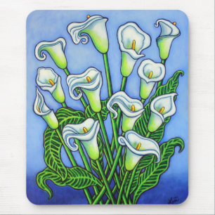 Calla Lily Dreaming Mouse Pad von Lisa Lorenz Mousepad