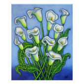 Calla Lily Dreaming Print von Lisa Lorenz Poster (Vorderseite)