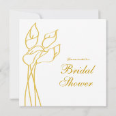 Calla Lily Einladung (Rückseite)