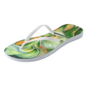 Calla Lily Flip Flops Badesandalen (Schrägansicht)