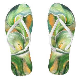 Calla Lily Flip Flops Badesandalen