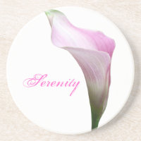 Calla Lily Floral Fotografy Untersetzer