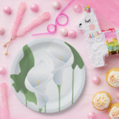 Calla Lily Floral Paper Tellers Pappteller (Party)