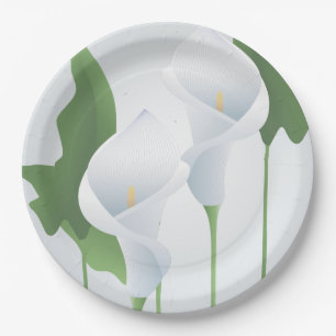 Calla Lily Floral Paper Tellers Pappteller