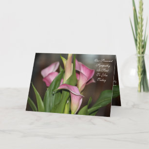 Calla Lily Flows Karte
