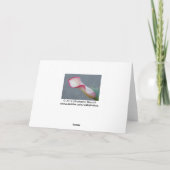 Calla Lily Grußkarte Karte (Rückseite)