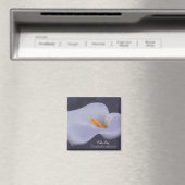Calla Lily Illustration Kühlschrankmagnet (In Situ (Geschirrspüler))