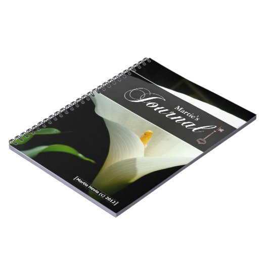 Calla Lily Journal Notizblock (Linke Seite)