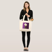 Calla Lily Jumbo Stoffbeutel (Vorderseite (Model))