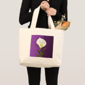 Calla Lily Jumbo Stoffbeutel (Vorderseite (Produkt))