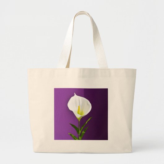 Calla Lily Jumbo Stoffbeutel (Vorne)