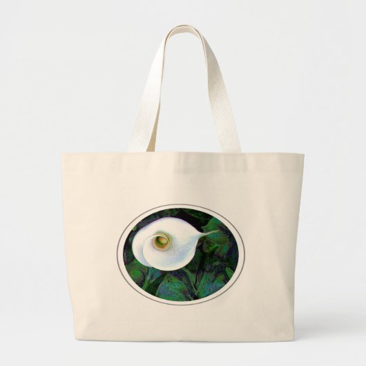 Calla Lily Jumbo Stoffbeutel (Vorne)