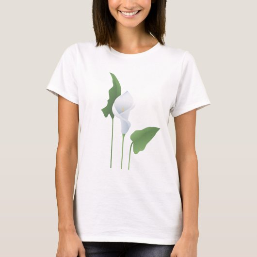 Calla Lily Ladys Long Sleeve T - Shirt (Vorderseite)