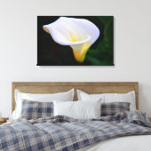 Calla Lily Leinwanddruck (Insitu (Schlafzimmer))