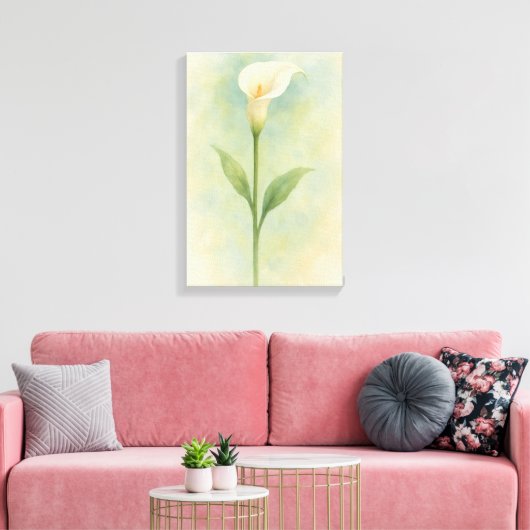 Calla Lily Leinwanddruck (Insitu (Wohnzimmer))