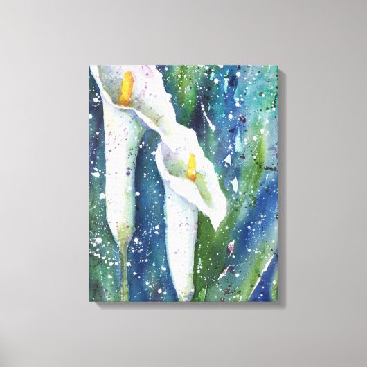 Calla Lily Leinwanddruck (Vorderseite)