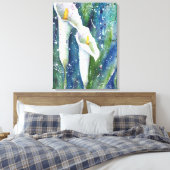 Calla Lily Leinwanddruck (Insitu (Schlafzimmer))
