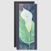 Calla Lily Magnetkarte (Vorne/Hinten)