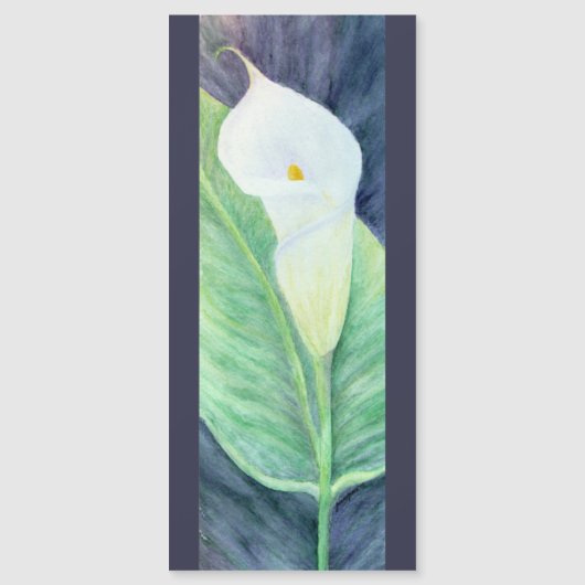 Calla Lily Magnetkarte (Vorderseite)