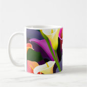 Calla Lily Moderne Blume Kaffeetasse (Links)