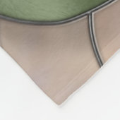 Calla Lily Mosaic Art Fleecedecke (Ecke)