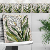 Calla Lily Mosaic Art Fliese