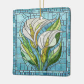 Calla Lily Mosaic Art Keramikornament (Links)