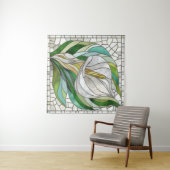 Calla Lily Mosaic Art Wandteppich (Beispiel (Horizontal))