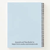 Calla Lily Notebook Notizblock (Rückseite)