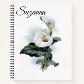 Calla Lily Notebook Notizblock (Vorderseite)