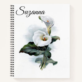 Calla Lily Notebook Notizblock