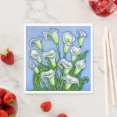 Calla Lily Paper Napkins Serviette (Beispiel)