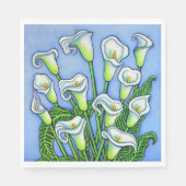 Calla Lily Paper Napkins Serviette (Vorderseite)